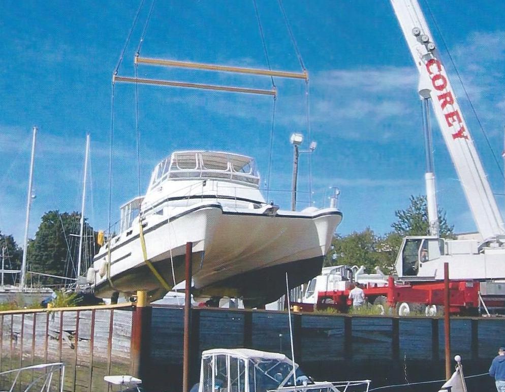 Used Power Catamaran for Sale 1985 C&C Logical 46 Boat Highlights
